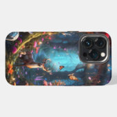 Etui iPhone 13 Pro La Forêt Enchantée, une oasis mystique (Verso Horizontal)