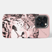 Etui iPhone 13 Pro Le Jaguar (rose) (Verso Horizontal)