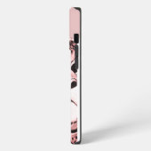 Etui iPhone 13 Pro Le Jaguar (rose) (Côté gauche)