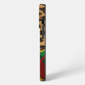 Etui iPhone 13 Pro Léopard Plaid (Côté gauche)