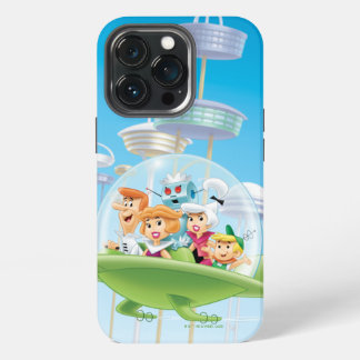 Etui iPhone 13 Pro Les Jetsons | La Voiture Volante Familiale