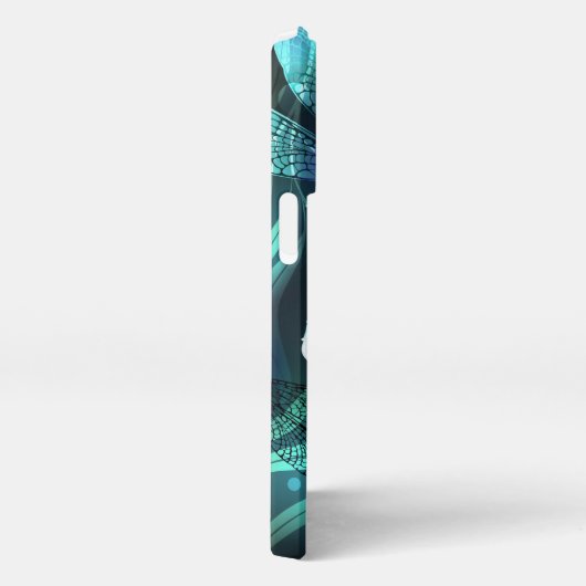 Etui iPhone 13 Pro Les libellules du lac (Côté droit)