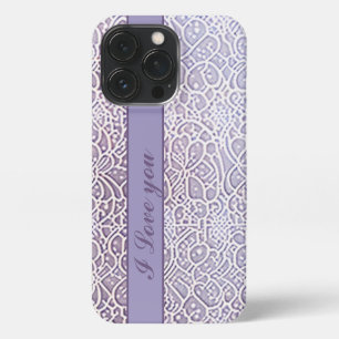 Etui iPhone 13 Pro Les motifs pointus volent, blancs