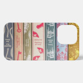 Etui iPhone 13 Pro Les sept livres de Jane Austen (Verso Horizontal)
