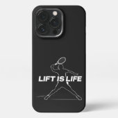 Etui iPhone 13 Pro Lift is Life pour les fans de tennis (Verso)
