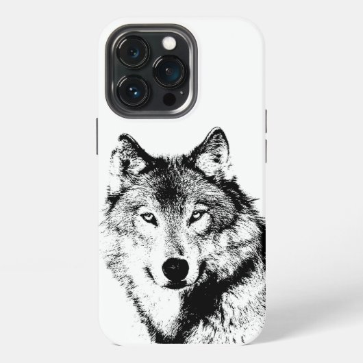 Etui iPhone 13 Pro Loup (Dos)
