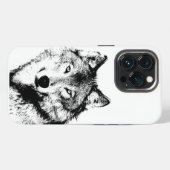 Etui iPhone 13 Pro Loup (Verso Horizontal)