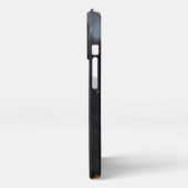 Etui iPhone 13 Pro Loup noir (Côté gauche)