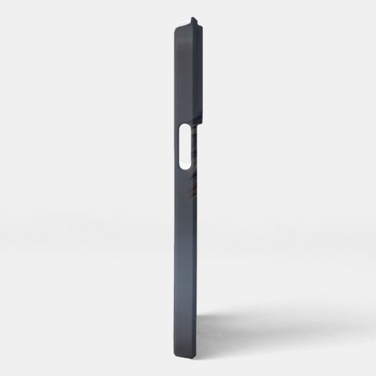 Etui iPhone 13 Pro Loup noir (Côté droit)