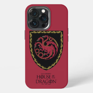 Etui iPhone 13 Pro MAISON DU DRAGON   Blason de la Maison Targaryen