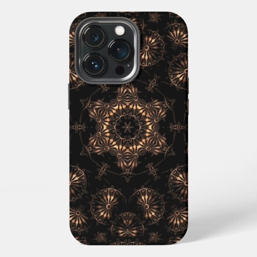 Etui iPhone 13 Pro Mandala de l'âge de bronze (Dos)