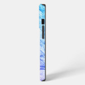 Etui iPhone 13 Pro Marbre bicolore violet (Côté gauche)