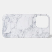 Etui iPhone 13 Pro Marbre blanc (Verso Horizontal)