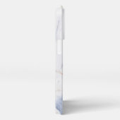 Etui iPhone 13 Pro Marbre blanc de dégradé Abstrait (Côté droit)