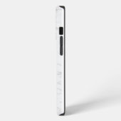 Etui iPhone 13 Pro Marbre Blanc Élégant (Côté gauche)