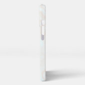 Etui iPhone 13 Pro Marbre blanc orange (Côté gauche)