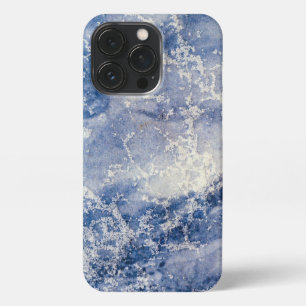 Etui iPhone 13 Pro Marbre bleu marine