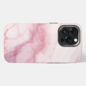 Etui iPhone 13 Pro Marbre Rose Élégant (Verso Horizontal)