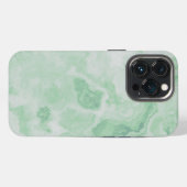 Etui iPhone 13 Pro Marbre Vert Menthe Clair (Verso Horizontal)