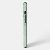 Etui iPhone 13 Pro Marbre Vert Menthe Clair (Côté gauche)