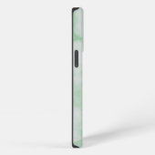 Etui iPhone 13 Pro Marbre Vert Menthe Clair (Côté droit)