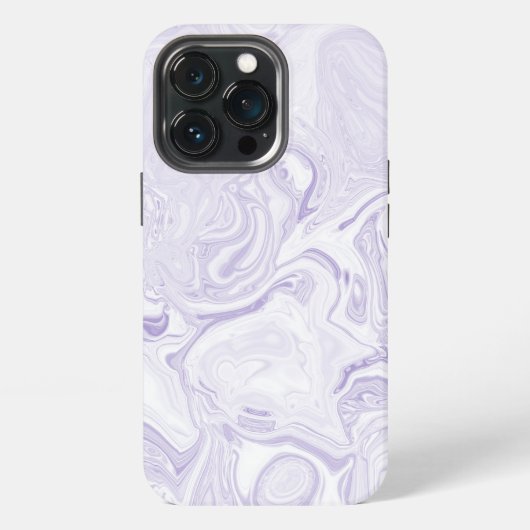 Etui iPhone 13 Pro Marbre Violet Clair (Dos)