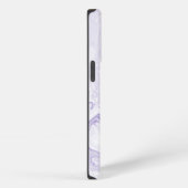 Etui iPhone 13 Pro Marbre Violet Clair (Côté droit)