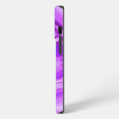 Etui iPhone 13 Pro Marbre violet exotique (Côté gauche)