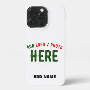 ETUI iPhone 13 PRO MARQUE BLANCHE MODERNE ET PERSONNALISABLE VÉRIFIÉE