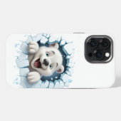 Etui iPhone 13 Pro Max 3d Bear Break Ice (Verso Horizontal)