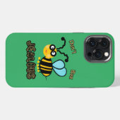 Etui iPhone 13 Pro Max Abeille drôle (Verso Horizontal)