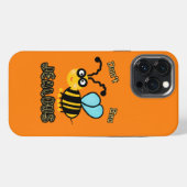 Etui iPhone 13 Pro Max Abeille drôle (Verso Horizontal)