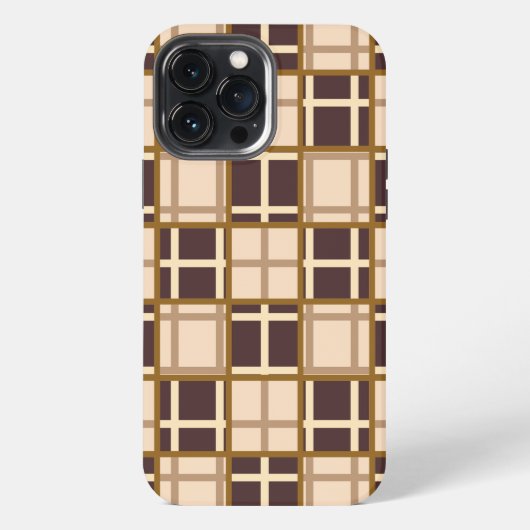 Etui iPhone 13 Pro Max Abstract Shades of Brown iPhone 13 Pro Max Case (Verso)