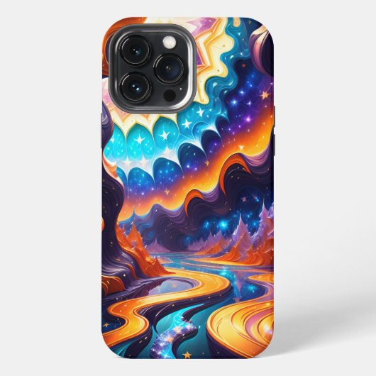 Etui iPhone 13 Pro Max Abstrait magique 2 (Verso)