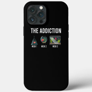 Etui iPhone 13 Pro Max Accoutumance Aquarium Réservoir Pêche Drôle Hobby