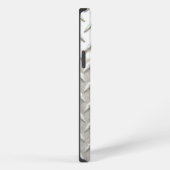 Etui iPhone 13 Pro Max Acier industriel Nom de la plaque de diamant (Côté droit)