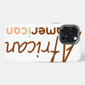 Etui iPhone 13 Pro Max Afro-Américain (Verso Horizontal)