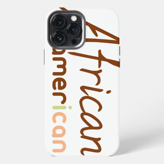 Etui iPhone 13 Pro Max Afro-Américain (Verso)