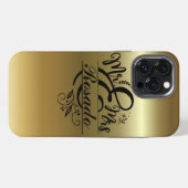 Etui iPhone 13 Pro Max Ajouter Votre Nom : -) (Verso Horizontal)