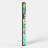Etui iPhone 13 Pro Max Alphabet J mandala (Côté droit)