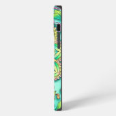 Etui iPhone 13 Pro Max Alphabet J mandala (Côté gauche)