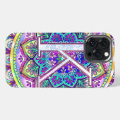 Etui iPhone 13 Pro Max Alphabet K mandala (Verso Horizontal)