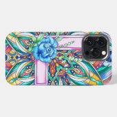 Etui iPhone 13 Pro Max Alphabet L mandala (Verso Horizontal)