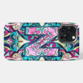 Etui iPhone 13 Pro Max Alphabet N mandala (Verso Horizontal)