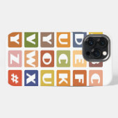 Etui iPhone 13 Pro Max Alphabets vilains étui pour iPhone 4 case-mate (Verso Horizontal)