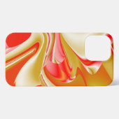 Etui iPhone 13 Pro Max Amour et Or Abstrait 3D Rainbowart (Verso Horizontal)