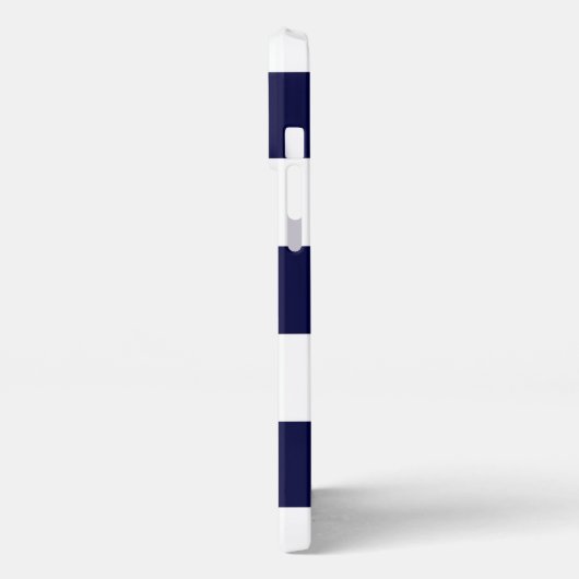 Etui iPhone 13 Pro Max Ancrage or rayures nautiques  (Côté gauche)