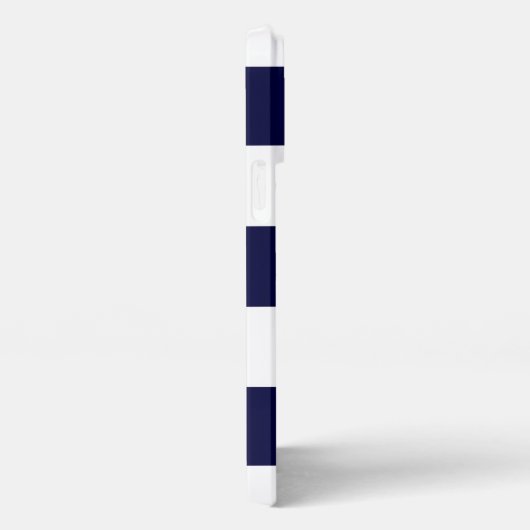 Etui iPhone 13 Pro Max Ancrage or rayures nautiques  (Côté droit)