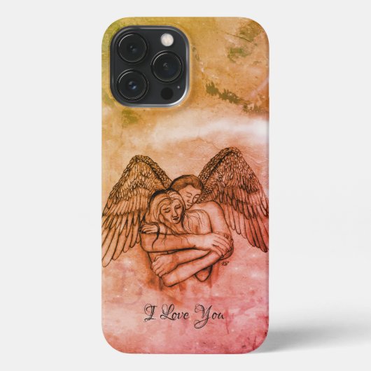 Etui iPhone 13 Pro Max Angel Eros in Love (Verso)