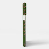 Etui iPhone 13 Pro Max Animal Paw Silhouette Thanksgiving Custom Green (Côté droit)